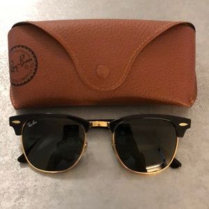 Ray-ban Black and Gold Club master! 😎